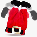 DomeStar Christmas Hat, Funny Hat Novelty Santa Hat Crazy Hats Elf Hat Santa Pants Hat