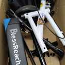 Knee ScooterKnee Scooter for Adults for Foot SurgerySteerable Knee Walker for Foot Injuries Compact Crutch Alternative with Dual Braking System (Blue)