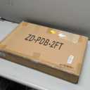 2FT Portable Wheelchair Ramp with Handle, Non-Slip Aluminum Ramps for Wheelchairs for Home, Folding Handicap Wheelchair Ramp for Doorways, Thresholds, Steps, Curbs, Stairs, 800 LBS Capacity (2FT-(Using height 2"-6"))