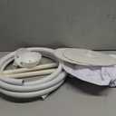 Chamvis Balloon Arch Stand, 8.2ft & 5ft Ajustable Balloon Arch Kit Wedding Arch Frame Flower Arch Stand Half Curve Arch Backdrop Balloon Stand(White)