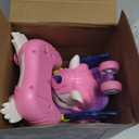 Unicorn RC Cars for Girl Toys with Glowling Crystal Wings &Eyes Lights,360Rotation Remote Control Car Unicorn Stunt Car Birthday Gifts Easter Basket Stuffers for 3 4 5 6 7 8 9 10 Year Old Girls