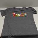 Believe Christmas Shirts for Women Christmas Tree T-Shirt Believe Letter Graphic Tees Tops (Large)