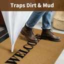 Front Door Mat, Non Slip Outside Entrance Welcome Mat 24"x36"