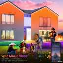 roperry 70FT Outdoor LED Strip Lights,IP68 RGB LED Lights with Remote and APP Control, Outdoor Strip Lights for Pool, Balcony, Roof, Garden, Stairs (1 Roll)