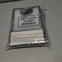 Dunzoom 20 Pcs Clear Plastic Gift Bag with Die Cut Handle Reusable PP Favor Bag for Wedding Bridal Birthday Baby Shower Graduation Mother's Day Party Supplies(10.2 x 7.1 x 3.2'',Black Trim)