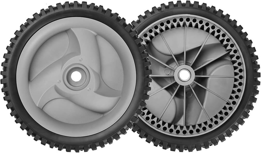 583719501 Front Wheels Fit for Craftsman Mower, 194231X460 Drive Tires Wheels Fit for Craftsman & HU Self Propelled Lawn Mower Tractor, Replaces 194231X427, 532403111, 2 Pack