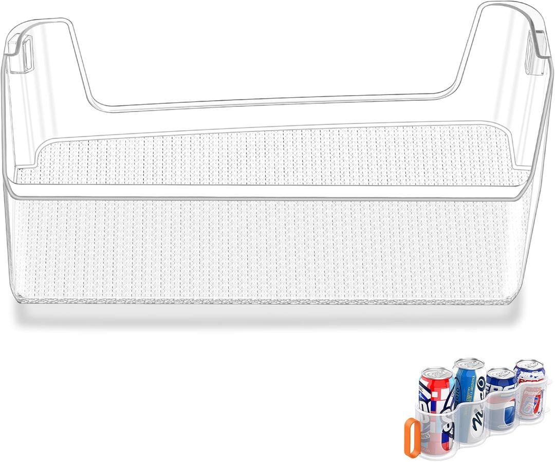 UPGRADED DA63-09779A Refrigerator Door Bin Shelf Compatible with Samsung Refrigerator Door Shelf DA97-20988A Replacement Door Shelves RF28T5F01SG RF27T5501SR RF28T5F01SR RF27T5501SG Shelf Replacement