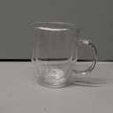 YUNCANG Double Wall Coffee Mugs, (4-Pcak) 16 Ounces-Clear Glass Cups with Handle,lnsulated,Cappuccino,Tea,Latte Cups,Beverage Glasses Heat Resistant
