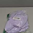 JOGAL Boys Long Sleeve Dress Shirts Oxford Solid Button Down Shirts for 6-14 Years (7-8 Years, Lavender), Height(in) 45.3 - 49.2