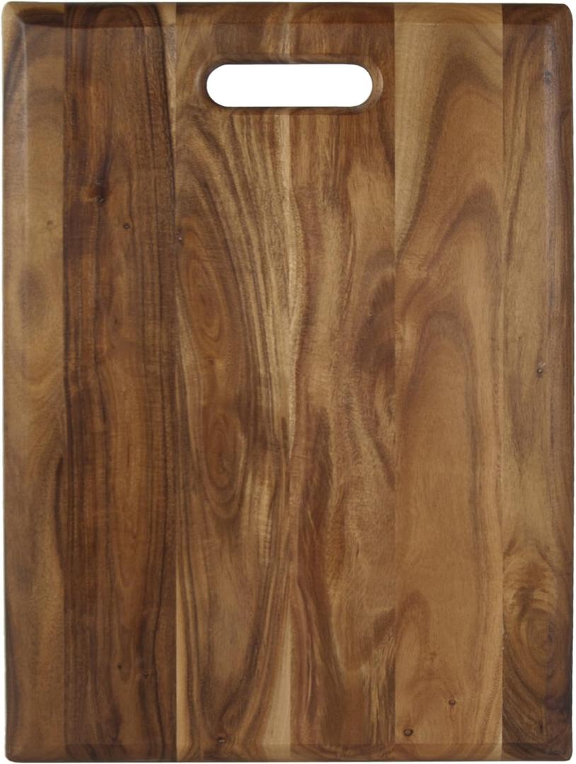 Architec Gripperwood Acacia Cutting Board, Non-Slip Gripper Feet, 12" by 16" Architec Gripperwood Acacia Cutting Board, Non-Slip Gripper Feet, 12" by 16"