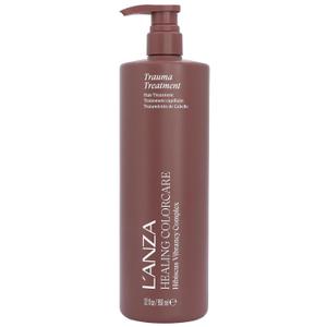 L'ANZA Healing Colorcare Trauma Treatment Color Repair Leave-In, Anti-Fade, UV & Heat Protection, Strengthens Damaged Hair, Moisturizing, Adds Vibrance, Anti-Frizz, Smooths, Sulfate Free (32 Fl Oz (Pack of 1))