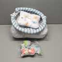 Baby Play Mat, 7-in-1 Infant Gym Mat for Sensory and Motor Development, Washable & Portable Newborn Tummy Time Activity Mat for Home & Travel, Babies Gift for 0-3-6-9-12-18 Months (Blue)