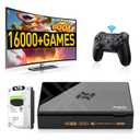 Kinhank Super Console X5 PRO Retro Game Console with 16000+Games,Emulator Console with Game&TV System,Rock Chip RK3588S,8K UHD Output,BT 5.0,SATA 3.1,Wireless Controllers