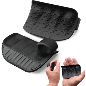 Upgrade Rypt Grip Gym Hand Grip Weight Lifting Grip for Men and Women Anti- Slip Workout Grips-Soft Silicone Hand Palm Protector Gloves for Weight lifting Push-Ups Gym Training and Exercise-Black.