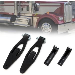 2 Pack For Peterbilt Kenworth Hood Latch Base Compatible With Peterbilt 357 367 377 378 379 388 389 & Kenworth T300 T600 T800 W900 Replace Part L56-0001 315-5401 HLK1035 2312857 2313857