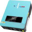 Xijia 3600VA MPPT Hybrid Inverter 3600W Pure Sine Wave Power Inverter with 120A MPPT Solar Charger DC24V to AC110V 60HZ Solar Converter for Home UseOff-Grid Cabin,Max PV 4200W DC60-500V