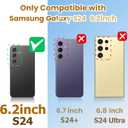 Loheckle for Samsung Galaxy S24 Case for Women Girls Teens Designer Cute Cases with Ring Stand Holder and Lanyard Stylish Aesthetics Bee Luxury Cover for S24