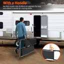 RV Step with Handrail, 2 Steps with Handle RV Stairs Home Ladder Foldable Stairs for 5th Wheel RV, Hot Tub, Outdoor Spa Pool