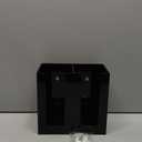 Richboom Acrylic Coffee Cup and Lid Storage Organizer Holder, 2 Compartments, Black