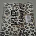 Women Maternity Yoga Shorts Over The Belly, Pregnancy Active Wear Workout Knee Length Leopard Athletic Biker Shorts (Brown, XL)