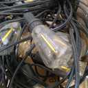 Brightown 100FT Solar String Lights Outdoor, 31+2 Shatterproof LED Bulbs