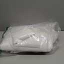 sancua 6 Pack White Tablecloth 60 x 102 Inch, Rectangle Table Cloth for 6 Feet Tables - Stain and Wrinkle Resistant Washable Polyester Table Cover for Dining Tables, Buffet Parties and Camping