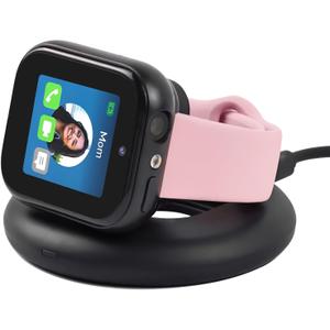 sylacor Charging Stand Compatible with SyncUP Kids Watch 2, Portable & Foldable Magnetic Charger with 3.3 Feet Charging Cord for T-Mobile Sync UP Kids Watch 2 (Not for Sync UP 1) (New Black)