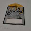 DOK TigerToes Premium Non-Slip Dog Socks for Hardwood Floors - Extra-Thick Grip That Works Even When Twisted - Prevents Licking, Slipping, and Great for Dog Paw Protection - Size Large (Classic Grey)