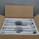 Black Chandelier, Farmhouse Chandeliers for Dining Room 8 Light Industrial Metal Chandeliers 44Inch Candle Chandelier Hanging Light Fixtures for Living Room Bedroom Entryway Foyer Kitchen