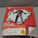 Morph Evil Jester Costume Men, Adult Jester Costume, Scary Halloween Costumes, Halloween Costumes For Men (Medium)