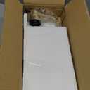 Set of 2 Industrial Table Lamps with Clear Glass&Gold(Base)-Two Bulbs Included