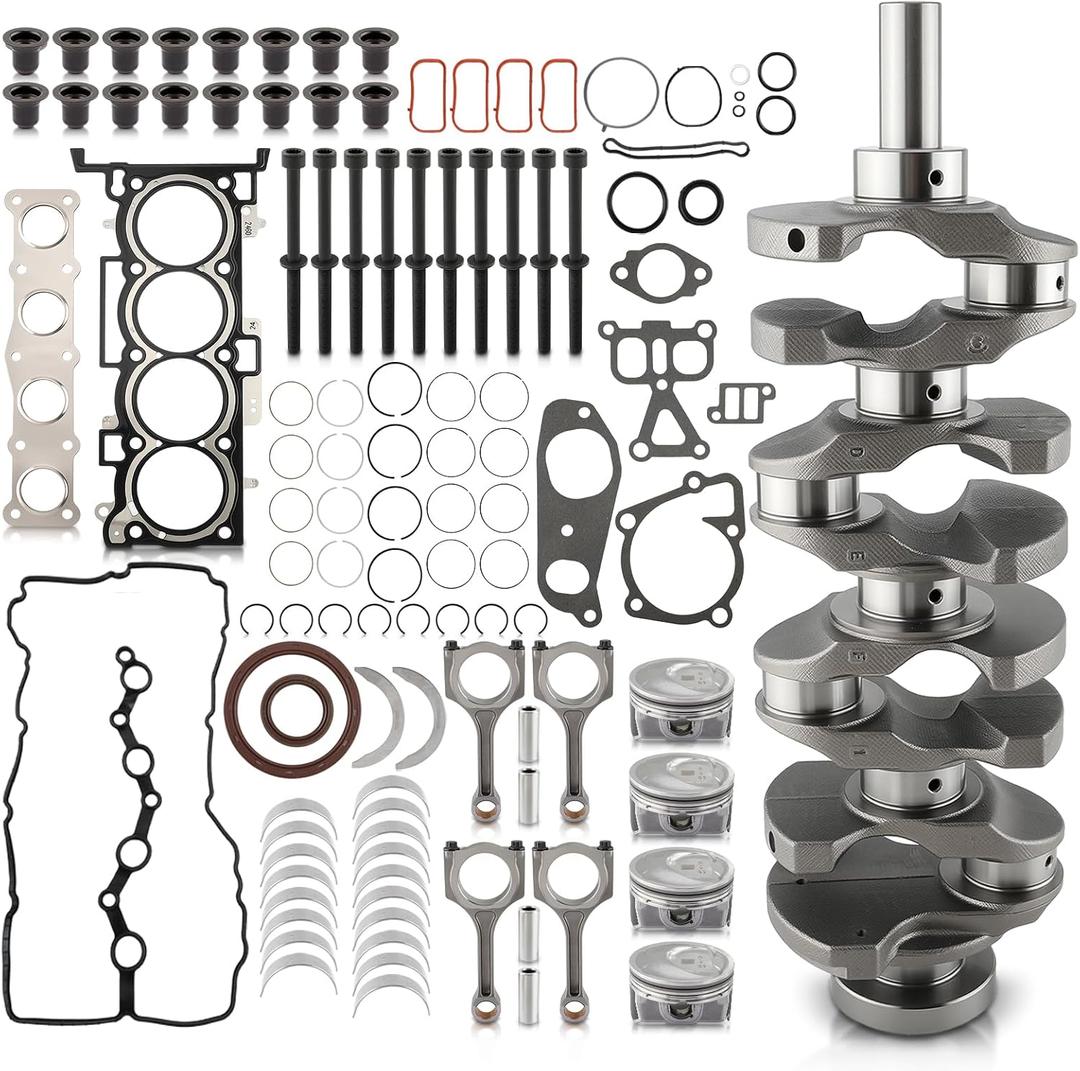 23111-2G200 Engine Overhaul Kit Crankshaft Piston Rod Gasket Bolt Bearing Fit for Hyundai Sonata Santa Fe Sport Tucson for Kia Optima Sportage Sorento 2.4L 2011-2020