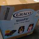 Graco Slimfit 3-in-1 Convertible Car Seat, Slim Car Seat with Space-Saving Design, Highback Booster Seat with 10-Position Headrest, Rear Facing and Forward Facing Carseat, Jarret, Mfg: 07/24/2025
