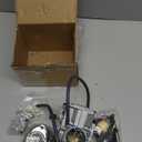 LSSM YFM350 Carburetor Replacement for Yamaha 1987-2004 Warrior 350 1987-1995 Moto-4 350 YFM 3501987-1998 Big Bear 350 1996-1998 Kodiak 400 YFM400 ATV Carb with Intake Manifold and Fuel Valve Switch