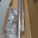 Ivilon Drapery Window Curtain Rod - End Cap Style Design 1 Inch Pole. 72 to 144 Inch Color Warm Gold