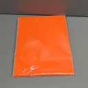 Mailing Labels - 4" x 2" Red - 10 Per Sheet - Bright Neon Color Address Stickers for High Visibility - Inkjet/Laser - 25 Sheets / 250 Labels