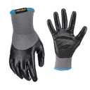 Large Winter Nitrile Grip Gloves with Insulated Shell (L, 3-Pack)