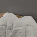 SOPAT Queen Size Mattress Topper  Extra Thick Pillow Top, Soft Down Alternative Fill, Deep Pocket Mattress Pad for Queen Bed (60x80 in, White)