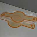 Silicone Bread Sling for Dutch Oven, 2 PCS Non-Stick & Easy Clean Reusable Silicone Bread Baking Mat with Long Handles, Easy to Transfer Sourdough Bread (2Pack Round, Orange)