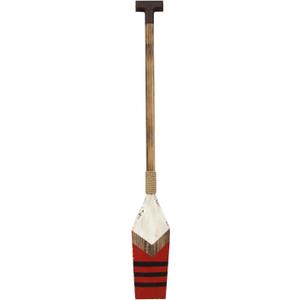 Stratton Home Decor S07724 Nautical Oar Wall Decor, Red