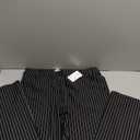 Yogipace, Belt Loops, Women's Petite/ Regular/ Tall Dress Pant Straight Leg Yoga Work Pants Slacks Back Pockets Office Commute Travel, 35", Black Pinstripe, Size XXL