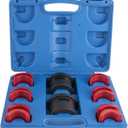 Universal Motorcycle Bike Fork Seal Driver Tool Kit 14Pc Fork Seal Installer Driver Set 35-50MM