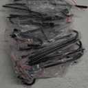 Hicarer 24 Pack 25 Inch Shepherds Hooks Outdoor Plant Hanger Metal Shepherd's Hook Black Garden Bird Feeder Pole for Hanging Solar Lanterns Flower Basket Jars Christmas Lights Wedding Decor