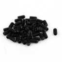 Uxcell 50Pcs Black M4 x 8mm Alloy Steel Hex Socket Set Grub Screws Headless Cup Point