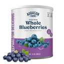 Augason Farms Freeze-Dried Whole Blueberries Emergency Food Supply, 26 Servings, 30 Year Shelf Life, Great for Cooking, Baking, and Snacks - Dehydrated Meals, Survival Food Camping Essentials Can (EXP 06/18/26)