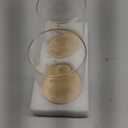 Glass Sugar Container with Spoon - 2 Pack 15oz Glass Jars with Bamboo Lid and Spoon, Bamboo Lid Storage Jar Canister for Coffee Beans, Spice, Brown Sugar, Tea, Flour, Nuts, Candy, Salts and More