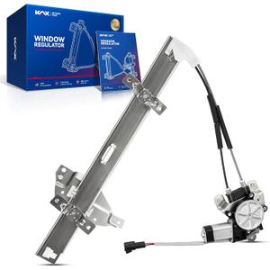 KAX 741-637 Power Window Regulator with 2-pin Motor Assembly Compatible with 1997-2005 Buick Century,1997-2004 Buick Regal,1998-2002 Oldsmobile Intrigue Front Left Driver Side OE# 10334397