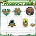 Eersida 250 Pcs Rainforest Falls 2026 Tags Decorations VBS Exploring The Nature of God Tag Necklace Kit with 24" Aluminum Safety Chains Include 200 Tags 50 Chain for Vacation Bible