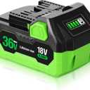 TenHutt Upgrade 18V/36V 6000mAh Lithium-ion Replacement Battery for Metabo HPT MultiVolt Battery Compatible with Slide Style 371751M 371751M Li-ion Battery