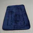 Arotive Memory Foam Bathroom Rug Mat 24x16, Ultra Soft and Absorbent Bath Mat, Machine Wash Dry, Comfortable Bath Rug Carpet for Bathroom Floor, Tub and Shower, Navy